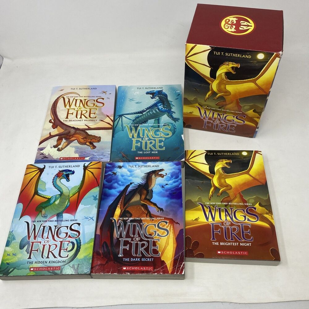 Tui T. Sutherland - Wings of Fire Box Set Books 1 to 5 [Paperback] - UD